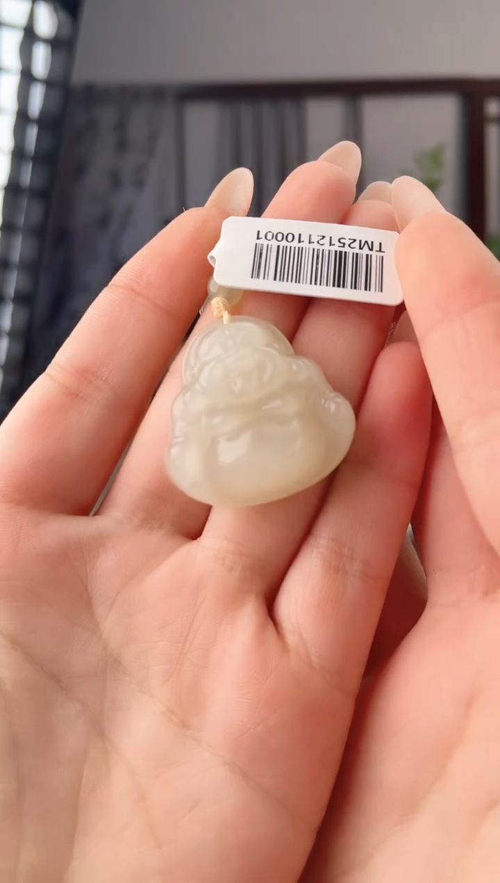 颈饰未镶嵌和田玉30佛公 xp