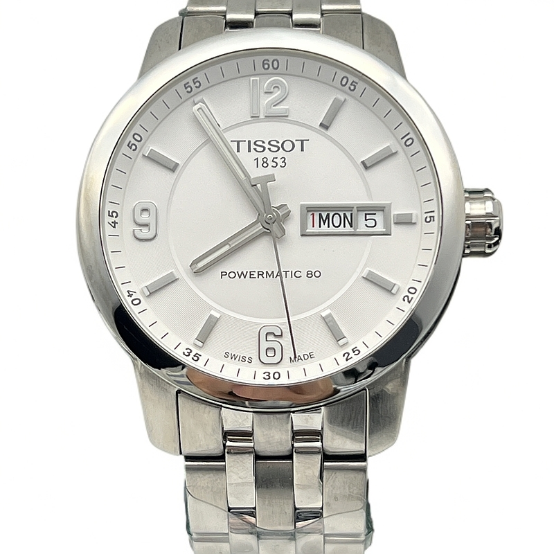 99新 Tissot/天梭 骏驰/臻耀/男士机械表白盘/T055/公价5700/39MM