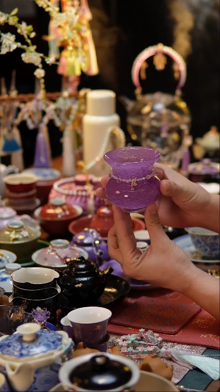 【闪购商品】摆件紫色建水+链子紫色建水+链子