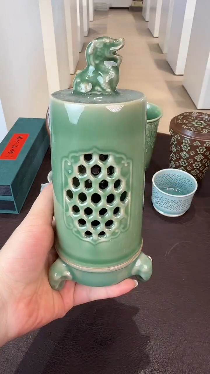 网*青瓷手工茶器包邮