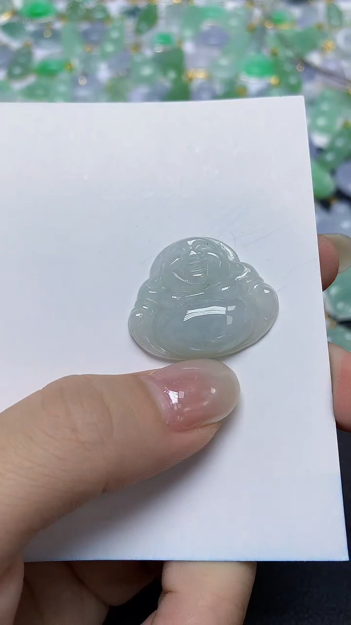 翡翠未镶嵌颈饰天然缅甸翡翠A货