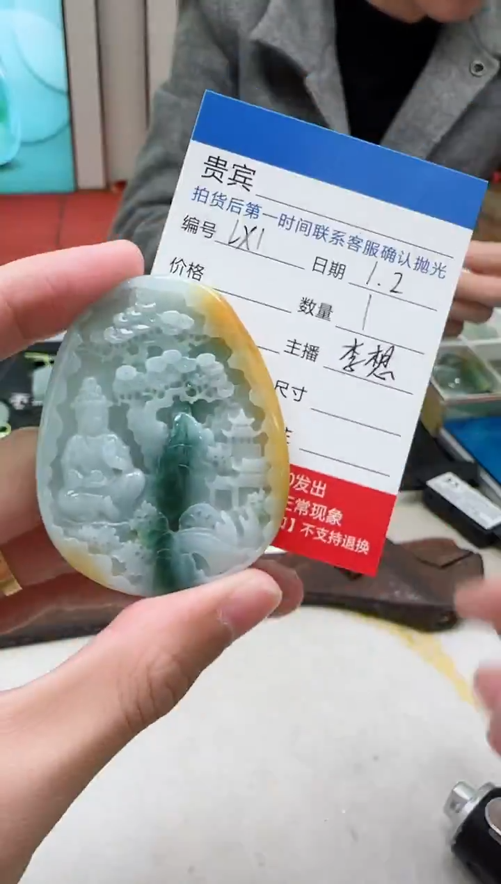 未镶嵌定制翡翠LX1翡翠吊坠【多样性发其一】