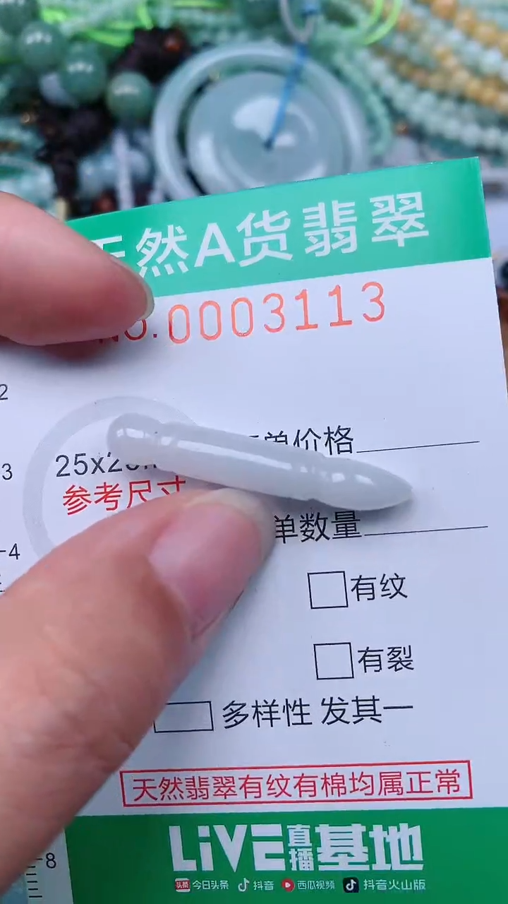 颈饰未镶嵌翡翠.0003113