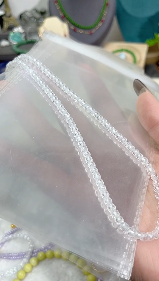 【闪购商品】锆石苏联钻项链银S925镶嵌白色99
