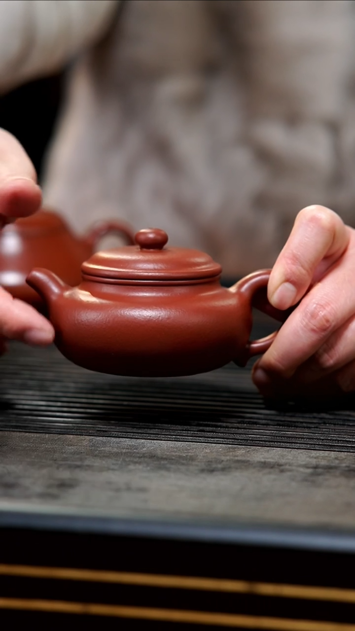 【闪购商品】紫砂茶壶24-全手朱泥仿古150cc