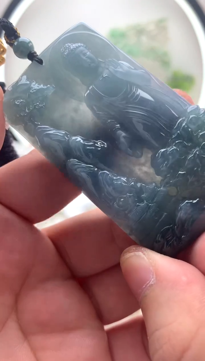 颈饰未镶嵌翡翠阿弥陀佛