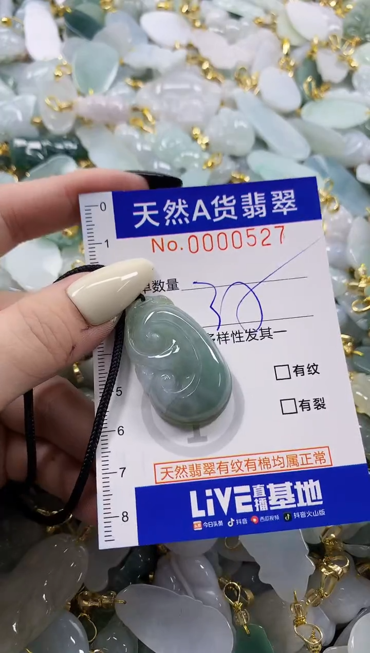 颈饰未镶嵌翡翠天然A货翡翠