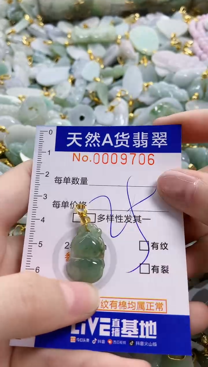 颈饰未镶嵌翡翠天然A货翡翠