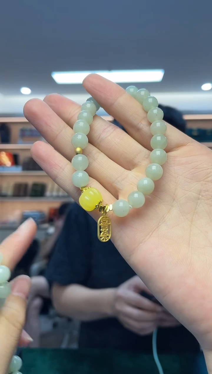 未镶嵌手串和田玉（多样性发一件）