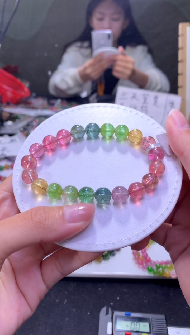 未镶嵌手串碧玺A11【天然碧玺】