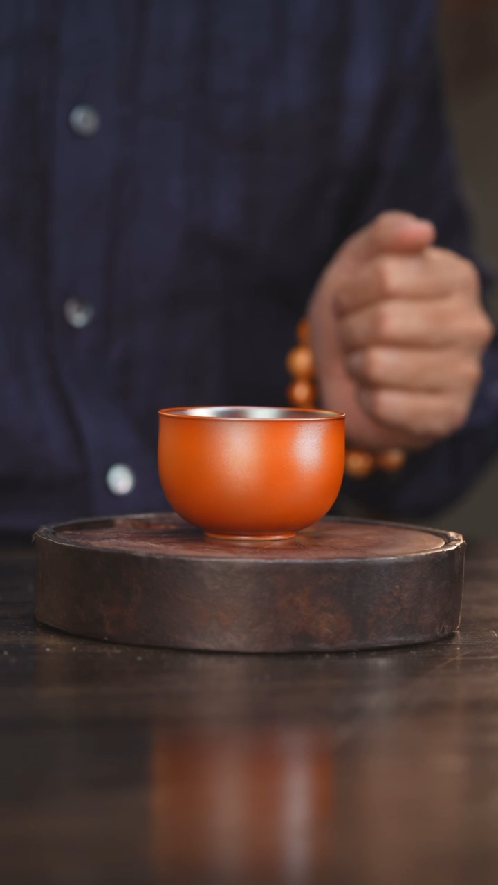 【闪购商品】杯13柴房陶瓷丨金红单杯