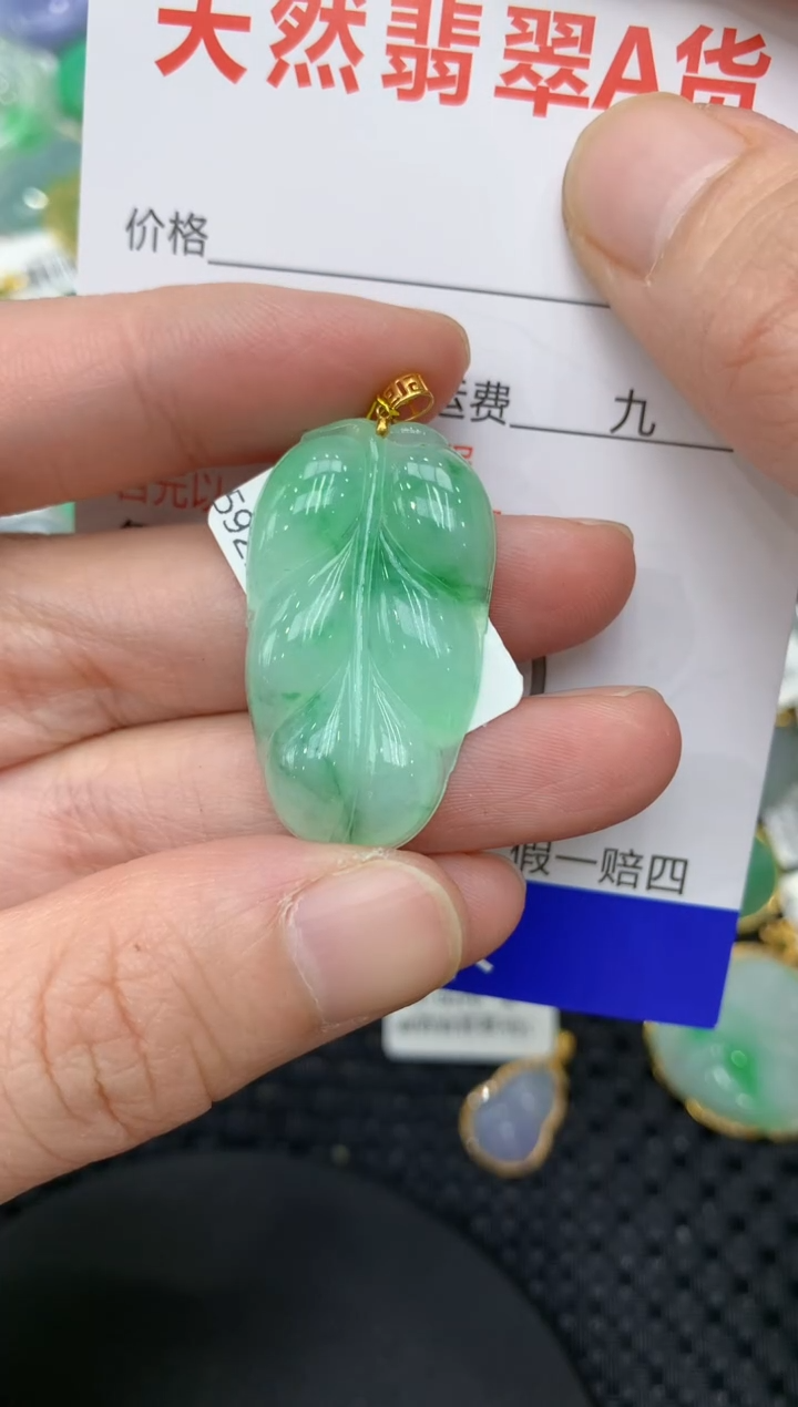 【闪购商品】翡翠颈饰18K金镶嵌11111111111