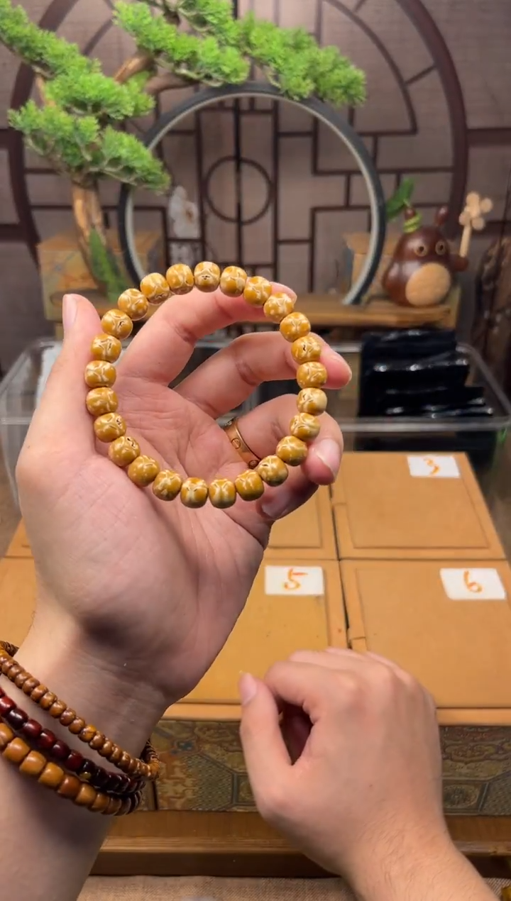 手串紫金鼠纯肉实心鬼脸