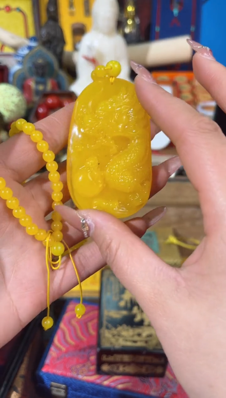 【闪购商品】蜜蜡颈饰未镶嵌龙龙龙龙龙龙龙龙
