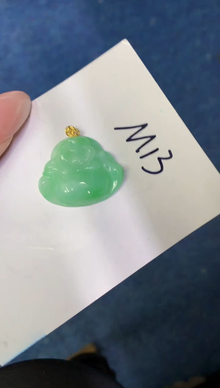 【闪购商品】翡翠颈饰18K金镶嵌00000000000