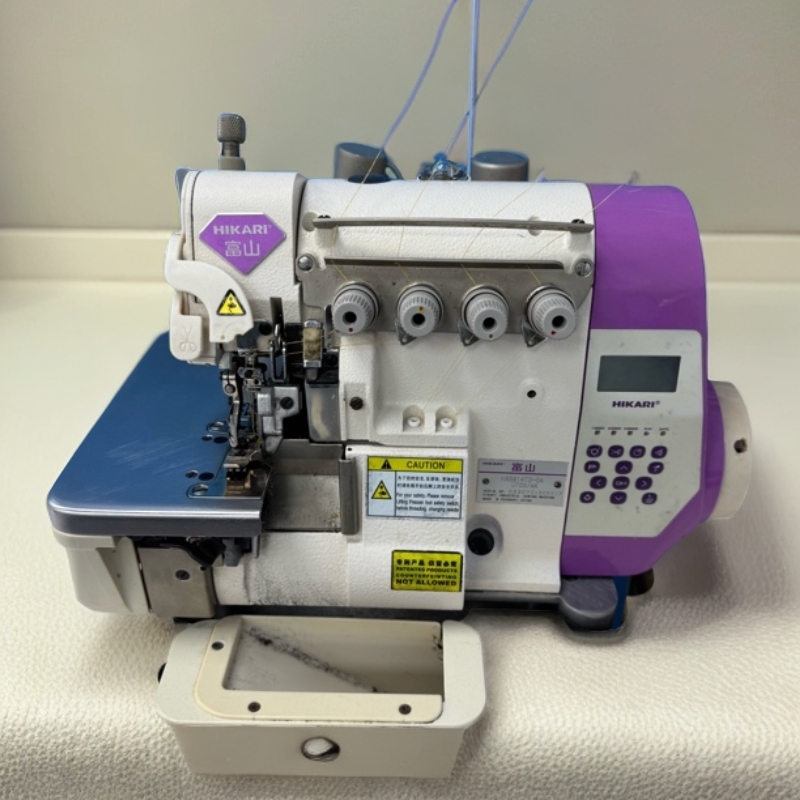 富山电脑四线拷边机舒普电控电动剪线自动抬压脚线迹美观