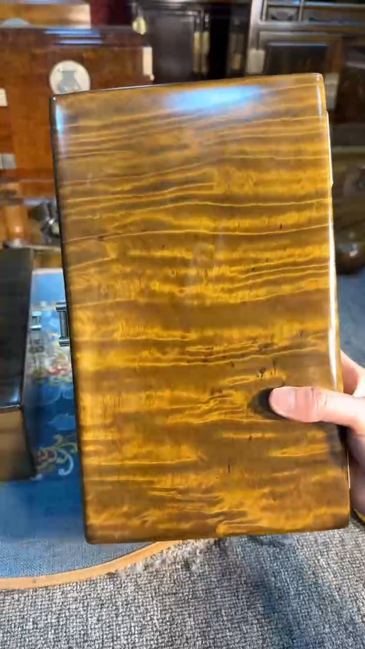 【闪购商品】乌木类成套家具阴沉首饰盒    s31