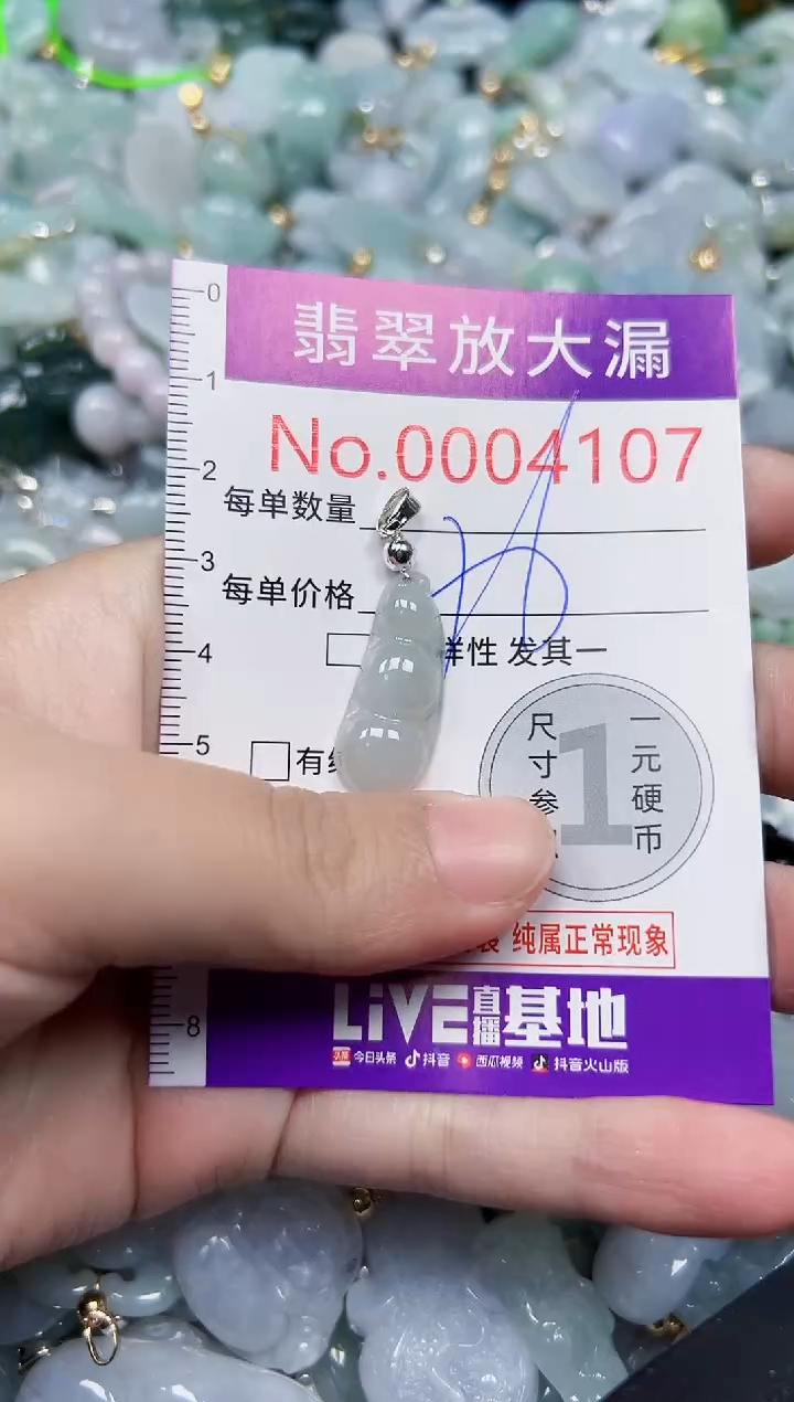 颈饰未镶嵌翡翠4107