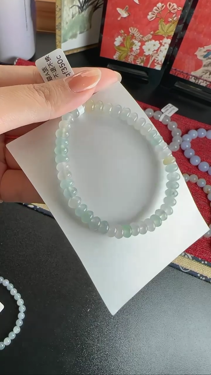 【闪购商品】翡翠手串未镶嵌WY0113093多样性发一