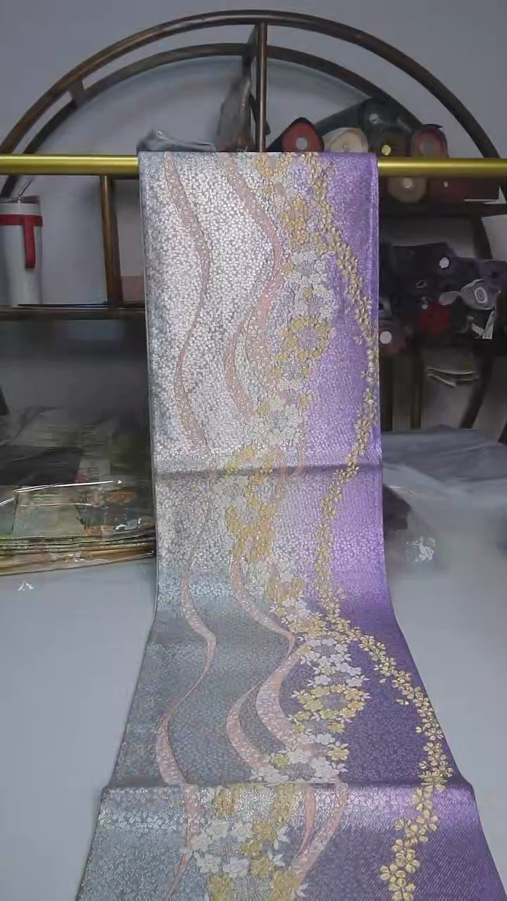 【闪购商品】织绣36西阵织六通流水花卉