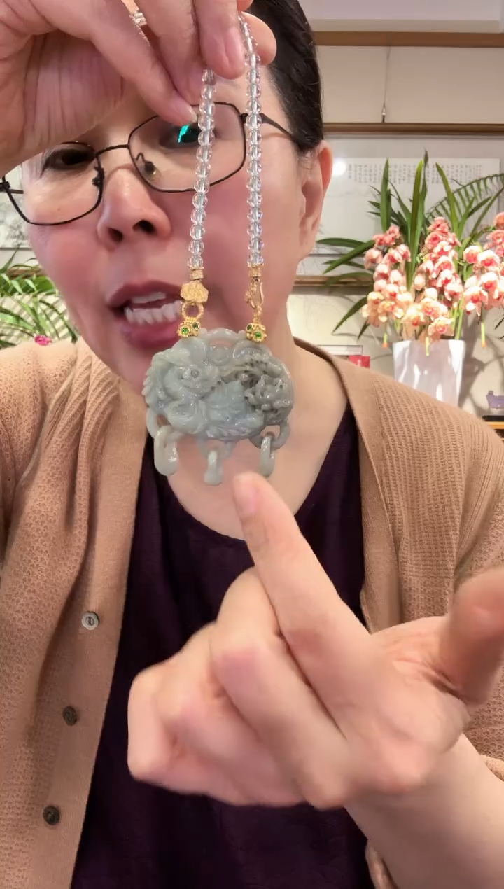 【闪购商品】翡翠颈饰未镶嵌国风