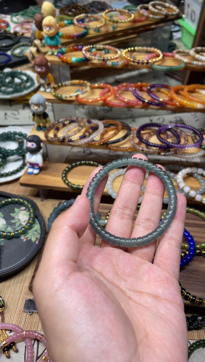 未镶嵌手串翡翠6mm高冰种非常手串