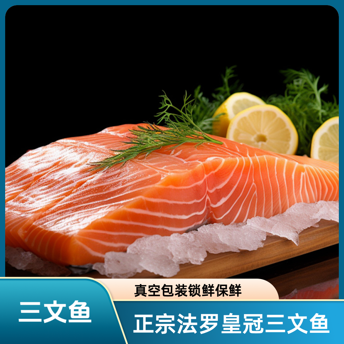 正宗法罗皇冠三文鱼 去红肌肉 精修 规格任选 真空包装