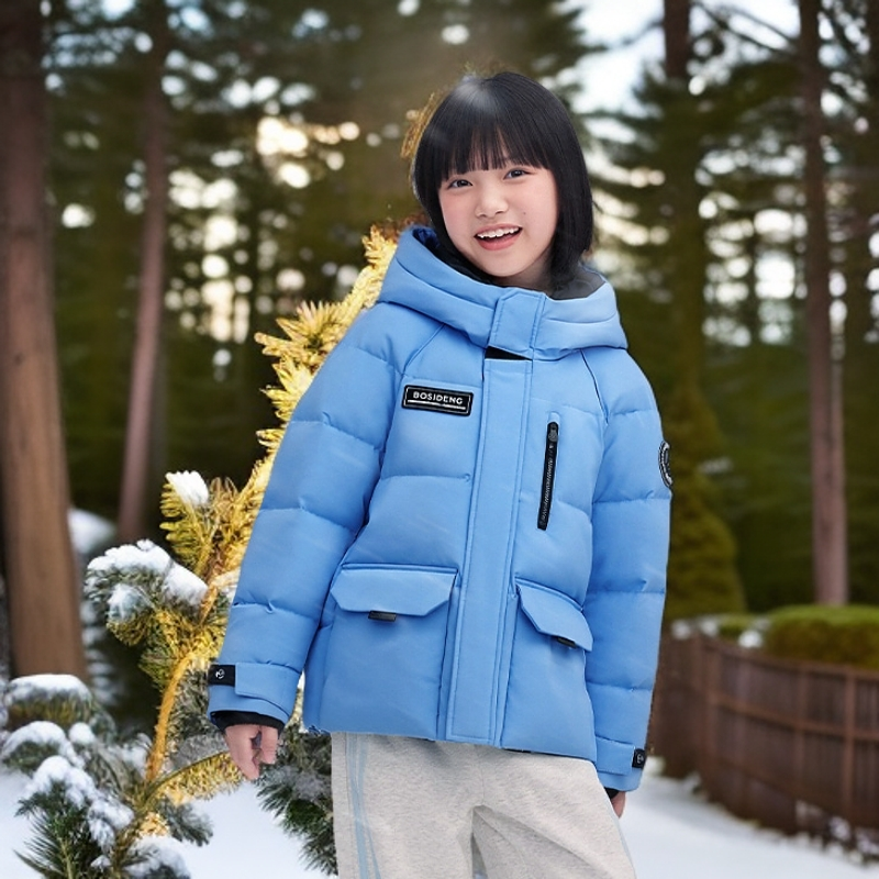 2025冬新款极寒羽绒服儿童户外加厚保暖中长款童装T250242402Q