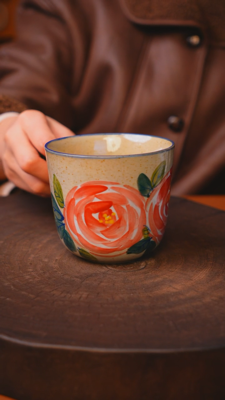 【闪购商品】瓷片景德镇手绘瓷器高温釉下彩--