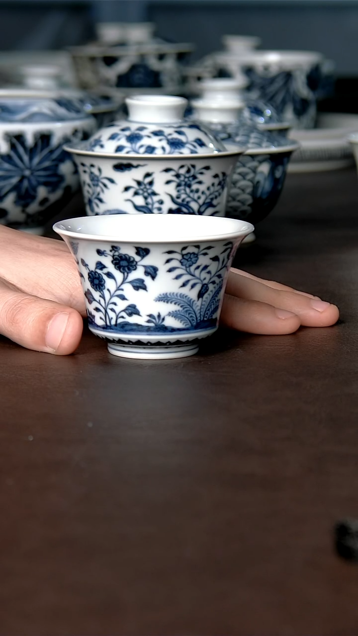 其他瓷九秋马蹄杯