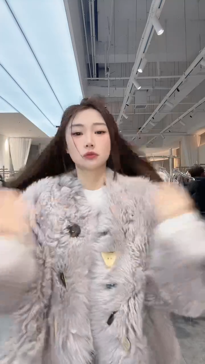 托斯卡纳羊皮羊毛59805灰色