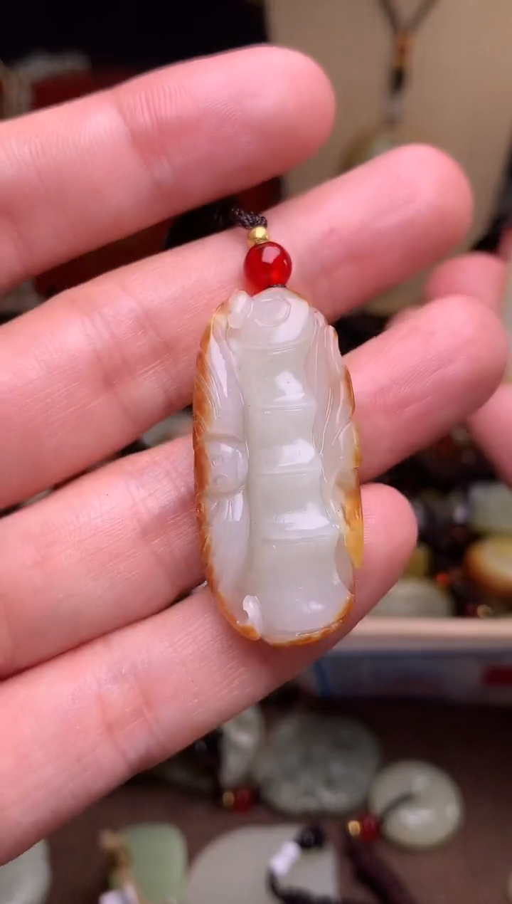 颈饰未镶嵌和田玉新疆料青海料清水和田玉吊坠