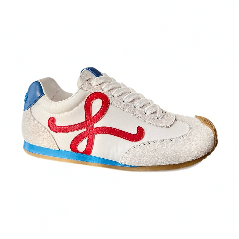 225春夏新款歪头纯原德训鞋时尚休闲复古芭蕾德训阿甘鞋