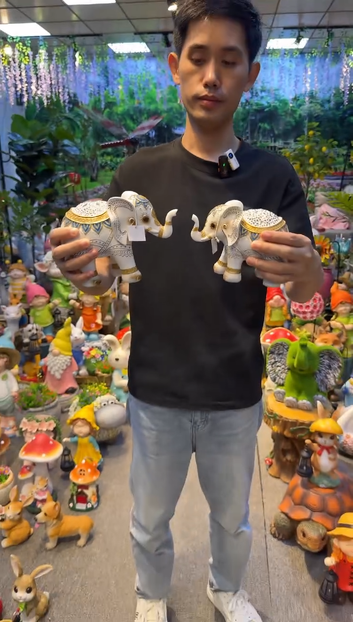 无花朵花园庭院摆件&00&
