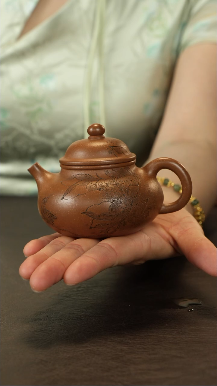 茶壶紫砂直播福利李建军原矿桂花砂容天130c