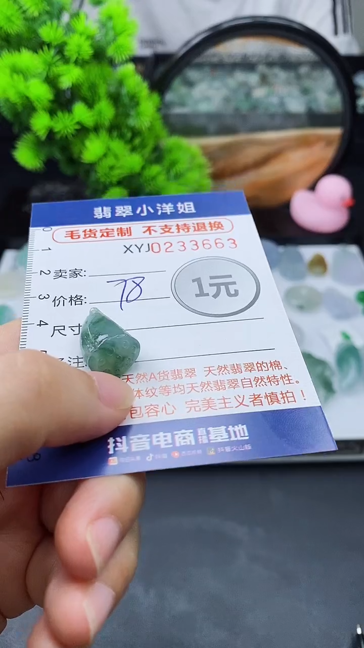 定制翡翠未镶嵌毛货商品/不退换3663