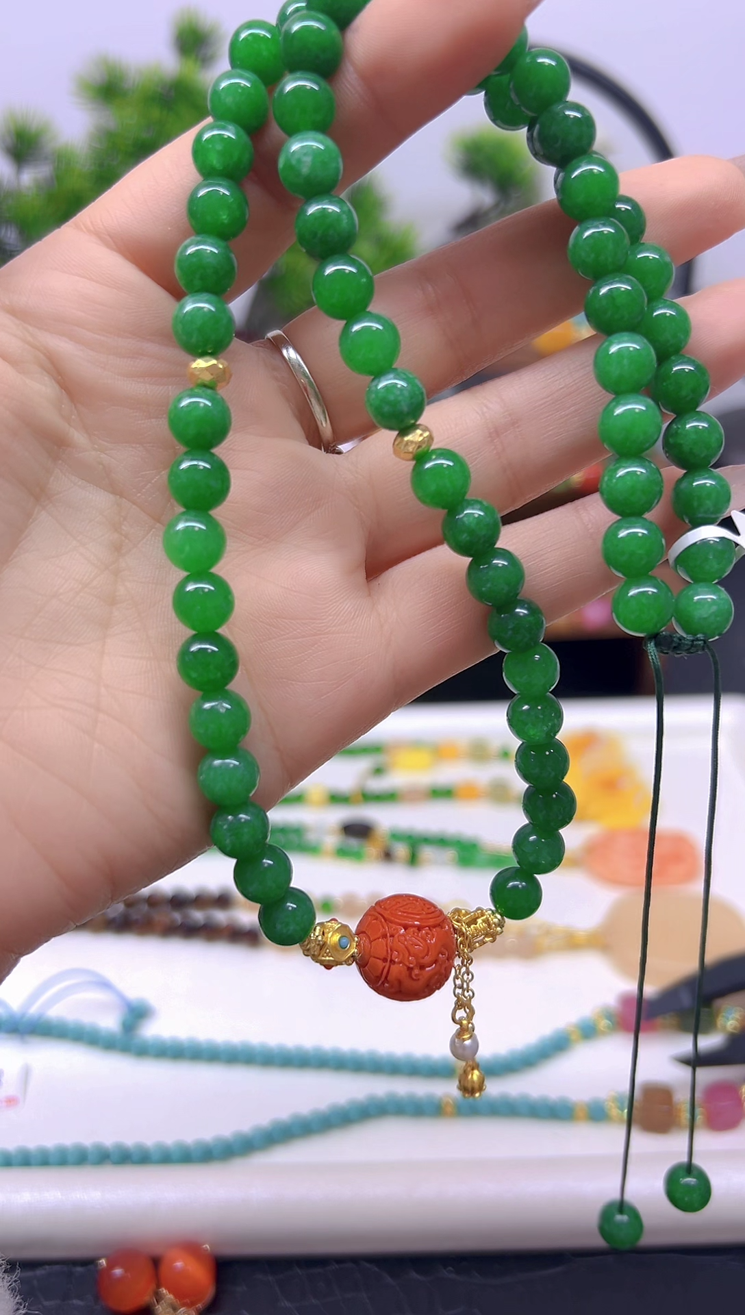 【闪购商品】翡翠项链未镶嵌项链X461