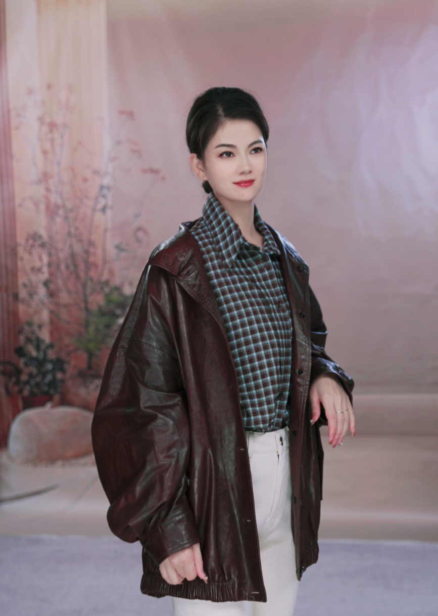 复古高级感绵羊皮皮衣外套秋冬