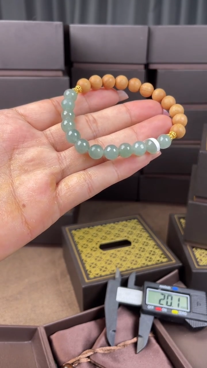 未镶嵌手链翡翠手串