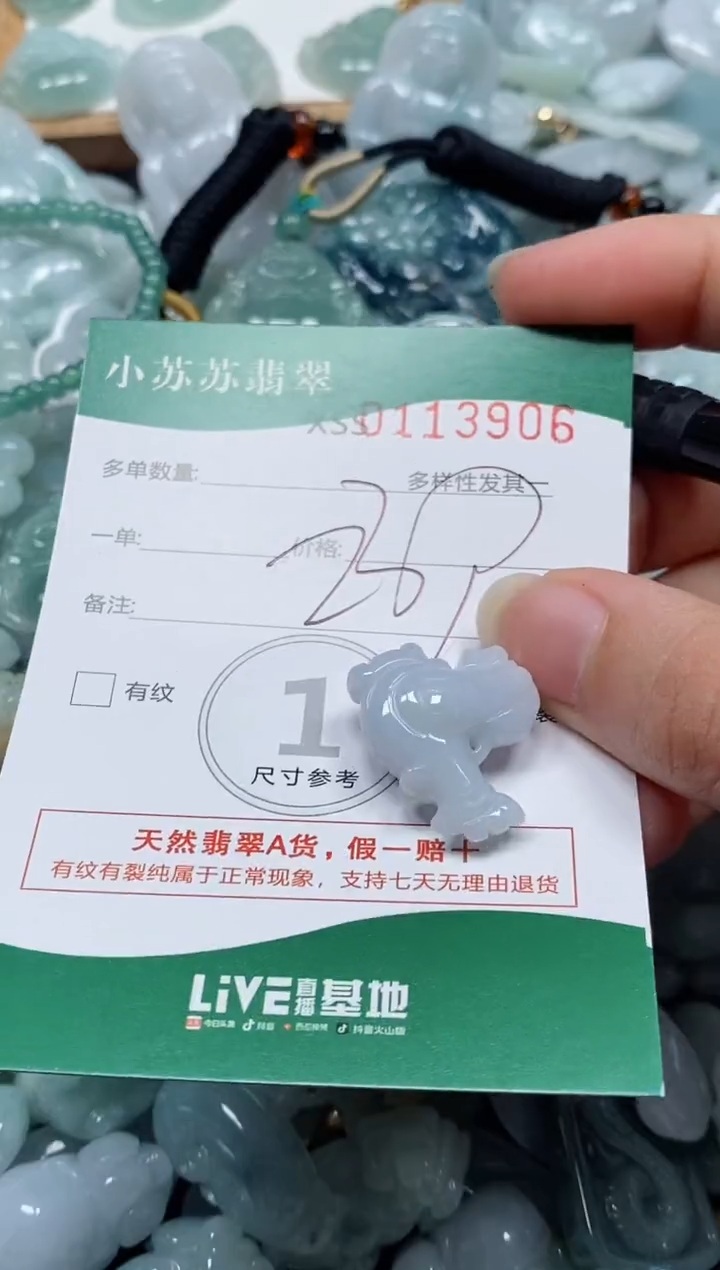 【闪购商品】翡翠未镶嵌颈饰闪购商品0113906