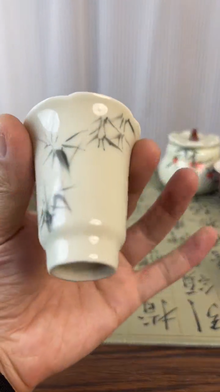 【闪购商品】瓷片大炮*手绘茶杯*超好看呀！！！