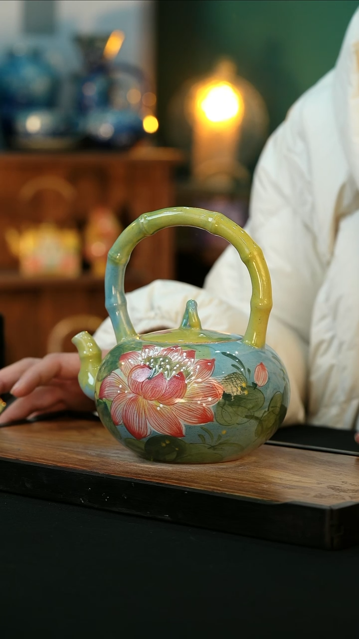 【闪购商品】杯手绘心瓷陶瓷浮力