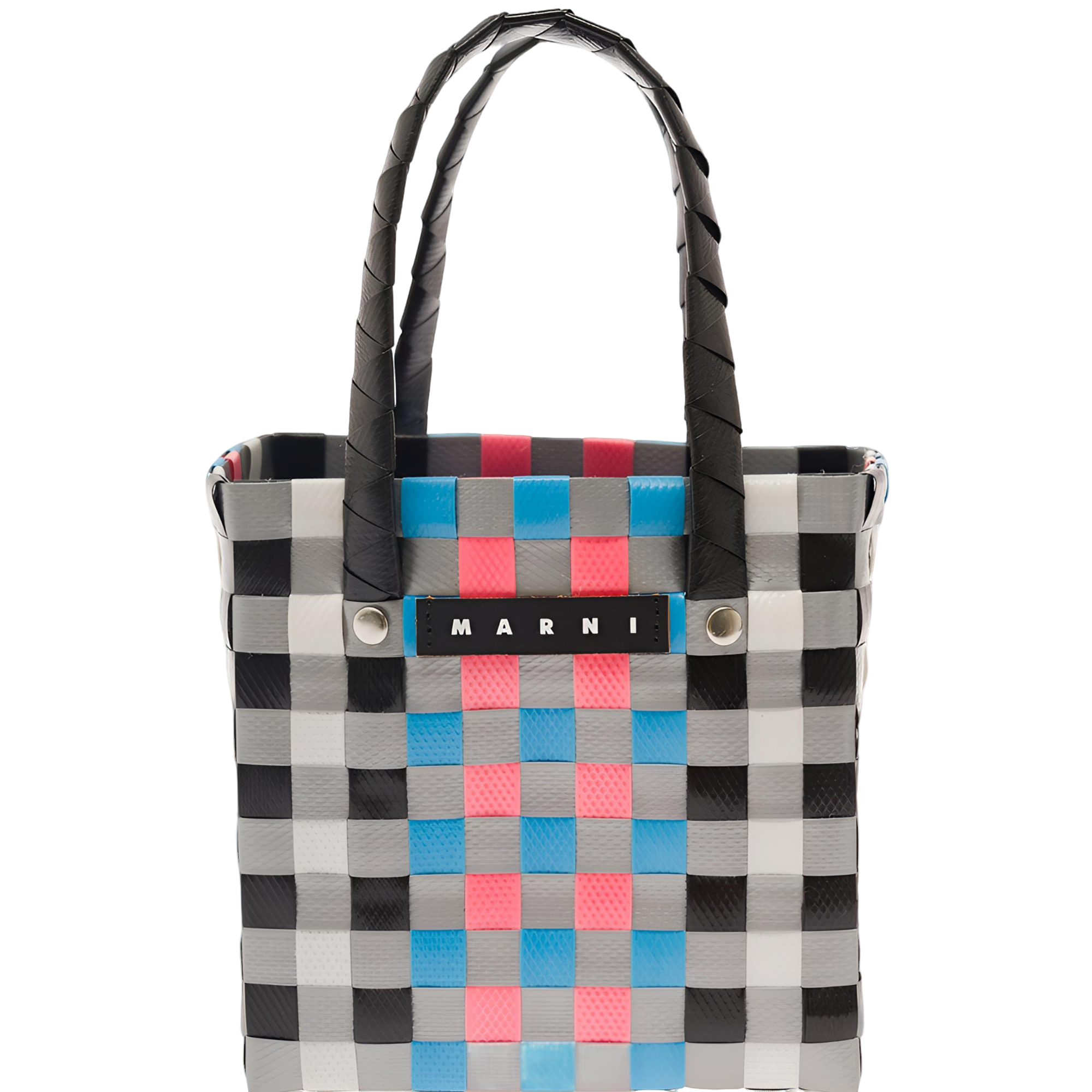 未使用 MARNI MARNI/多彩编织 单肩手提包 超迷你 儿童款 多色