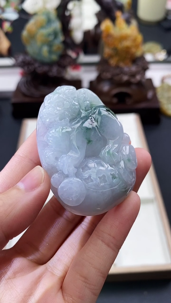 颈饰未镶嵌翡翠天然缅甸A货翡翠