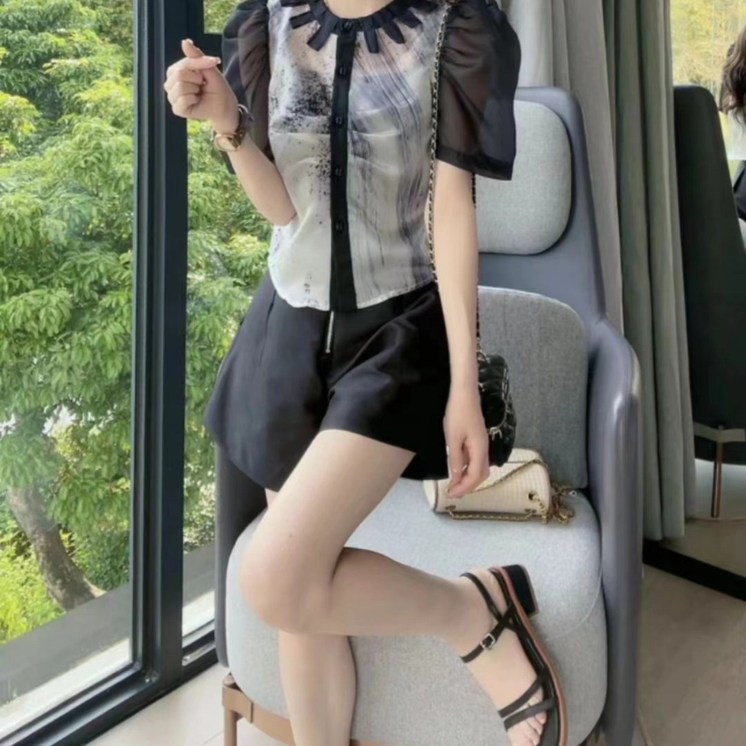 『时尚短裤S』百搭款时尚休闲气质洋气短裤7008