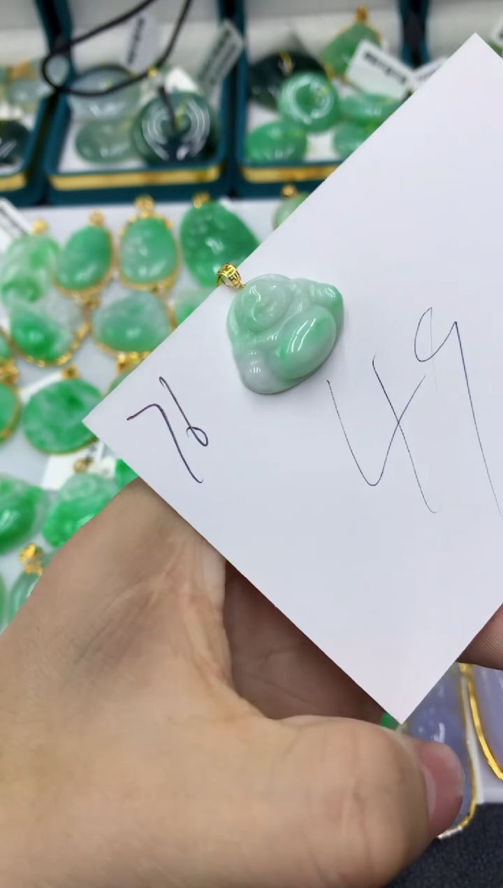 【闪购商品】翡翠颈饰18K金镶嵌号链接11111111111