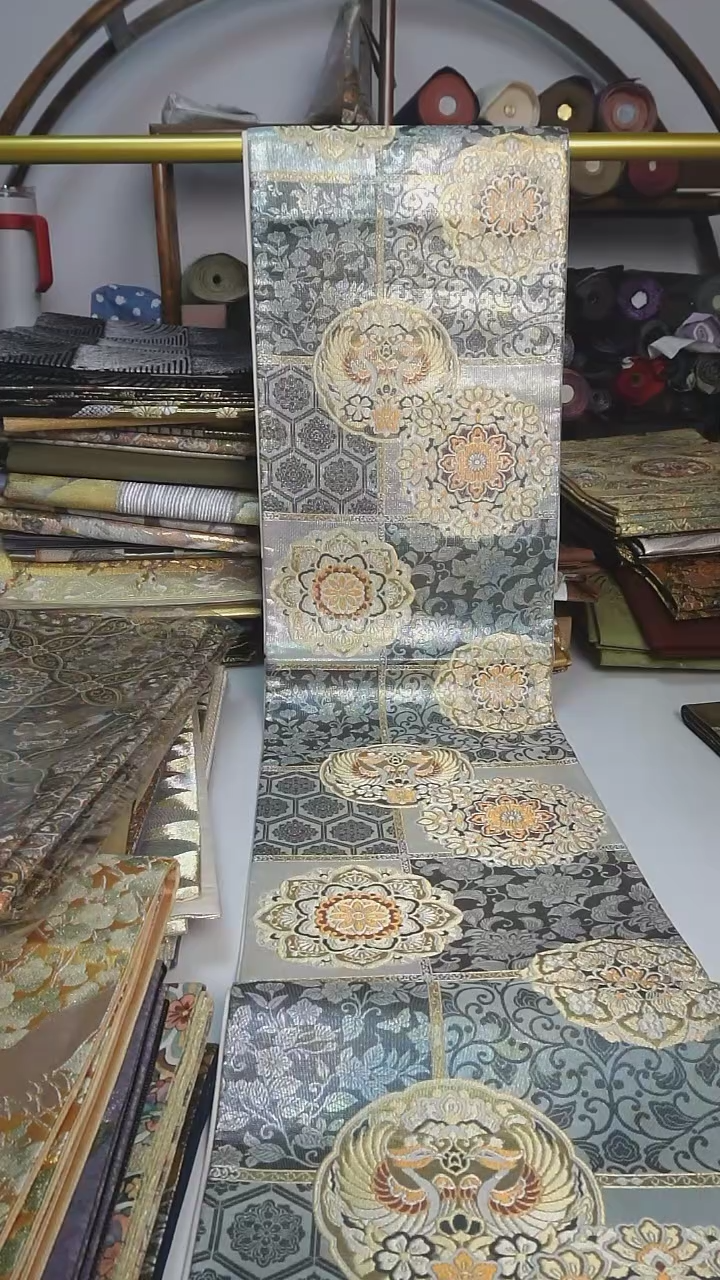 【闪购商品】织绣40西阵织六通宝相花