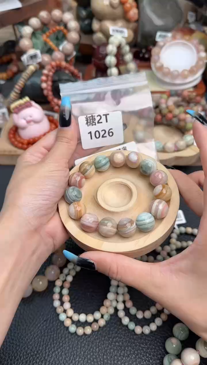 【闪购商品】石英质玉手链未镶嵌2T1026