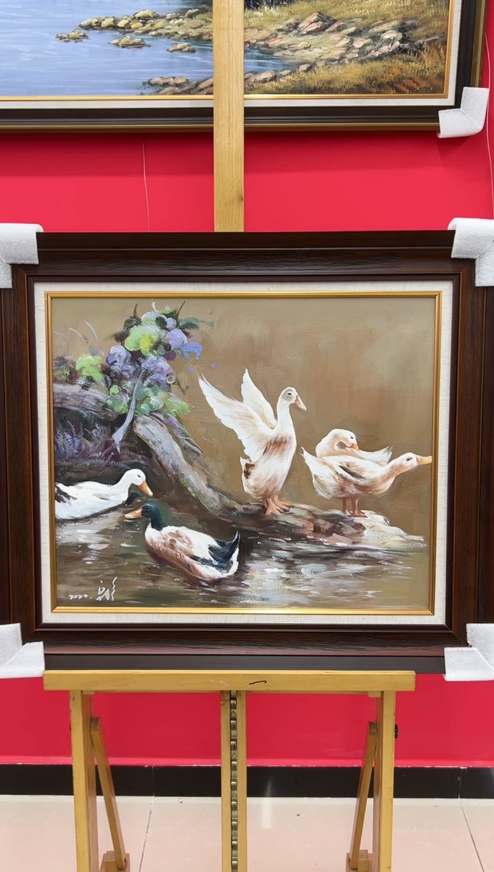【闪购商品】绘画梁静-50*60-动物油画