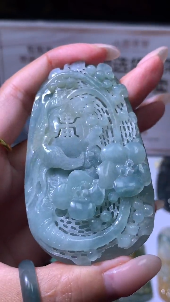 【闪购商品】定制翡翠未镶嵌不退不换CMH1件-A